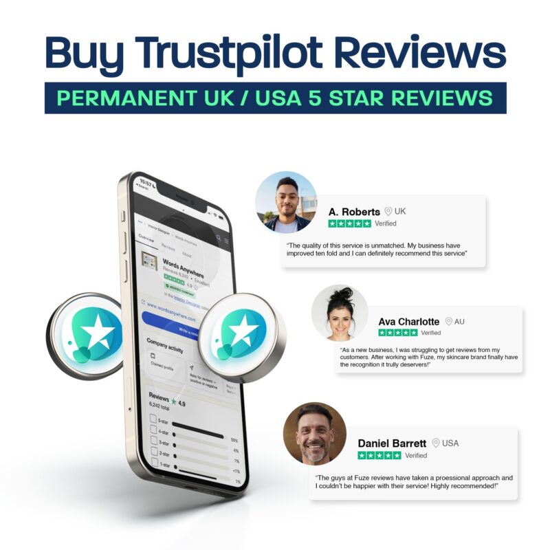 Buy Trustpilot Reviews - 5 Reviews